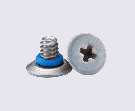Vis tete fraisee étanche joint silicone