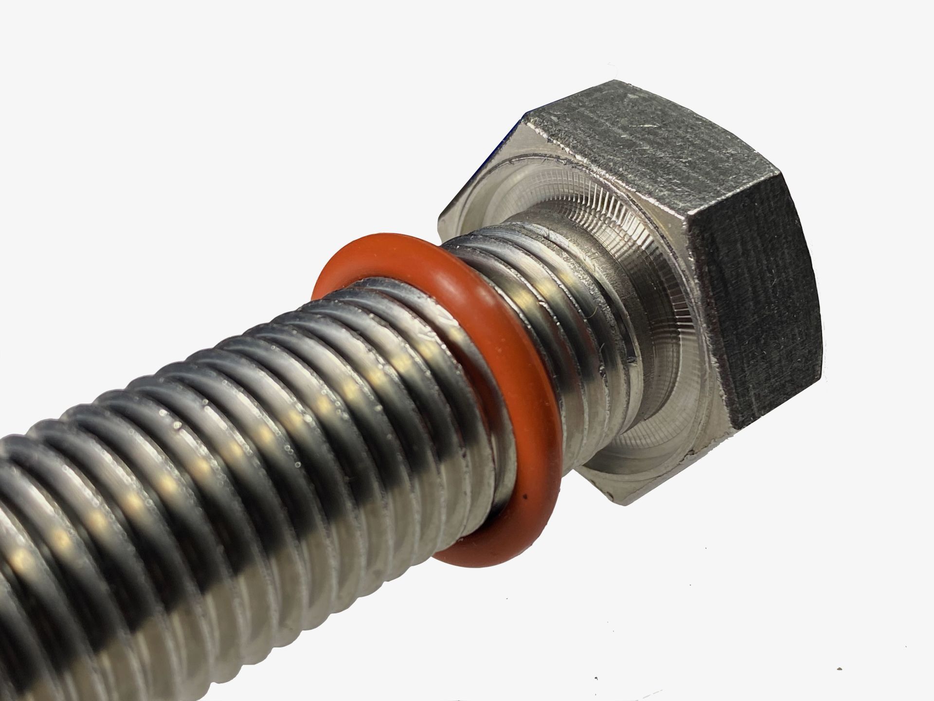 Vis tête hexagonale étanchéité silicone