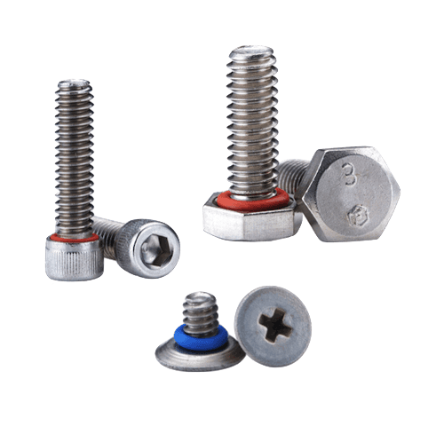 Vis étanche avec joint caoutchouc