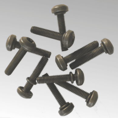 vis étanche zinguée noir torx