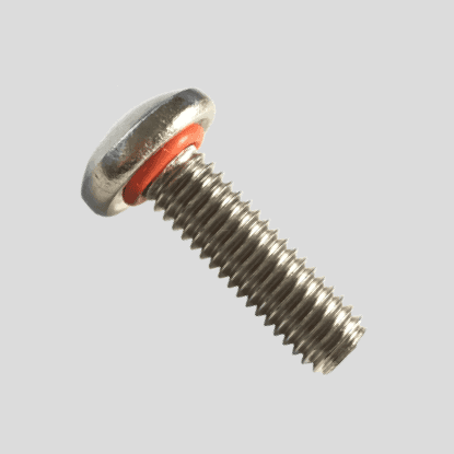 vis tête bombée cruciforme joint silicone