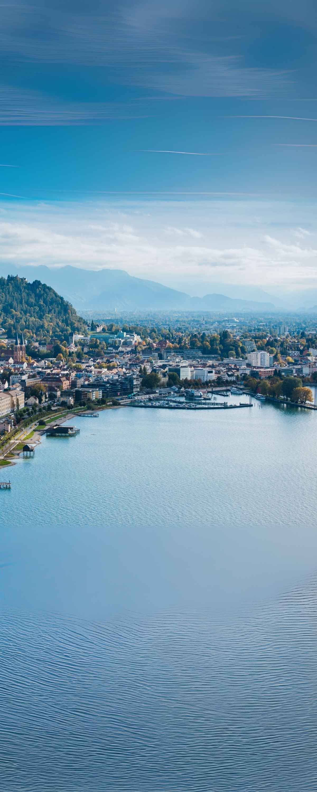 Blick auf Bregenz - Inspiration für den Herrenduft BREGENZ von Bodenseeduft