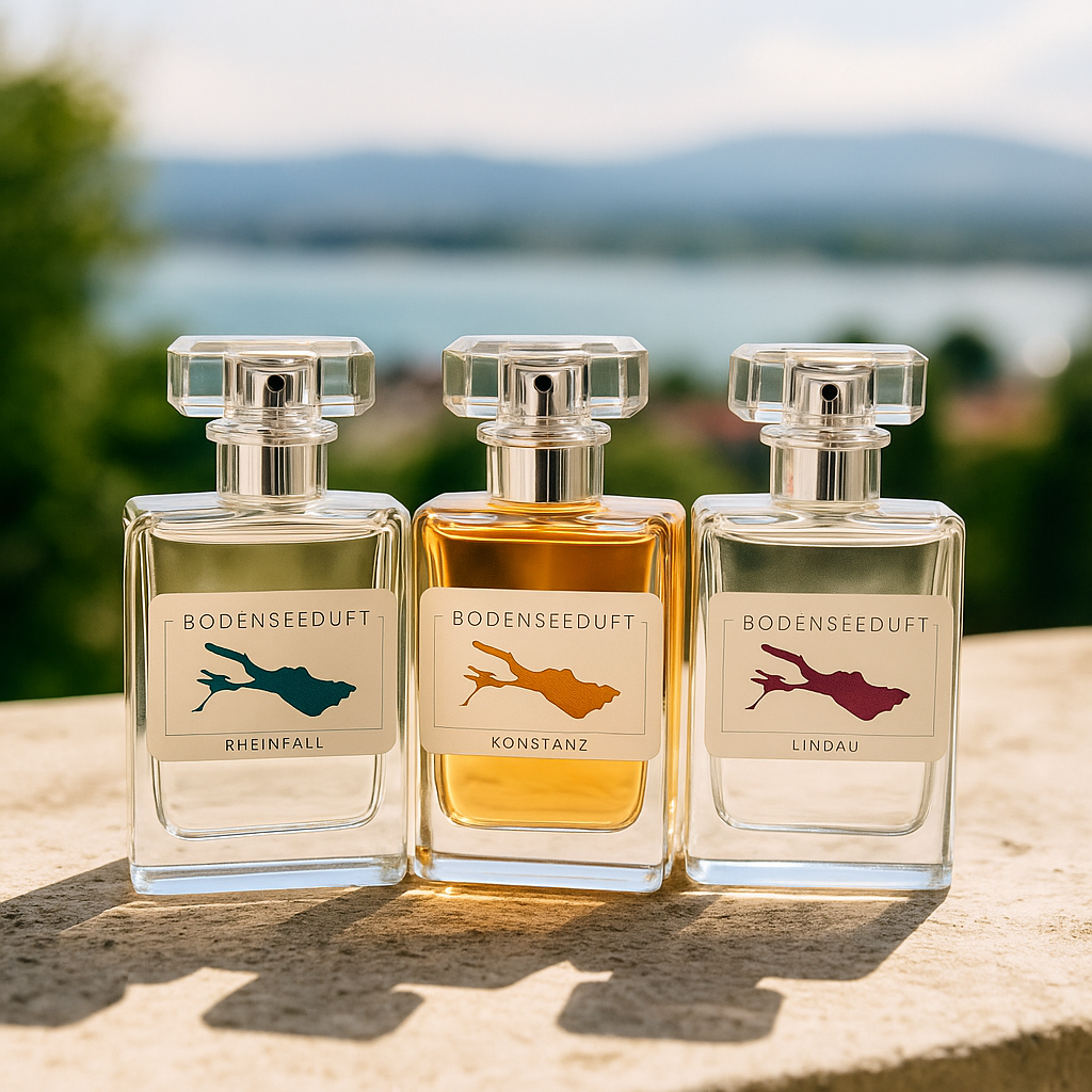 Bodensee-Parfum von Bodenseeduft mit Blick auf Bodensee