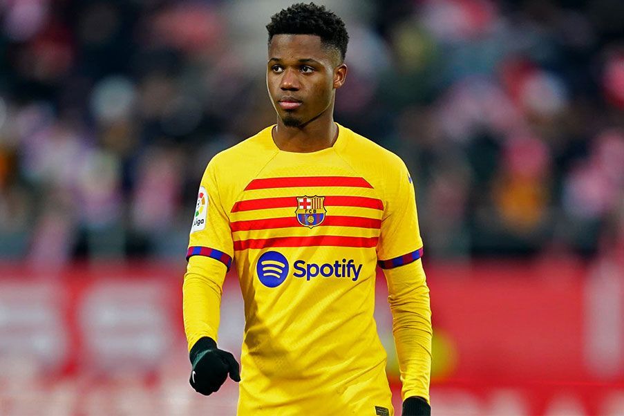 Ansu Fati Ansu Fati jugador franquicia del FC Barcelona