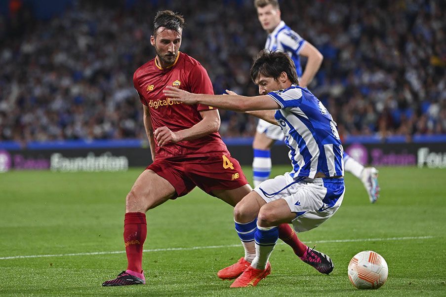 AS Roma La Roma superó la eliminatoria de 16avos ante la Real Sociedad