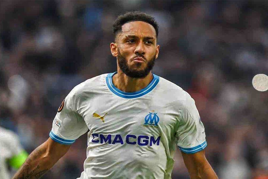 Aubameyang Pierre Emerick Aubameyang hizo historia en la clasificación del Marsella a octavos de la Europa League