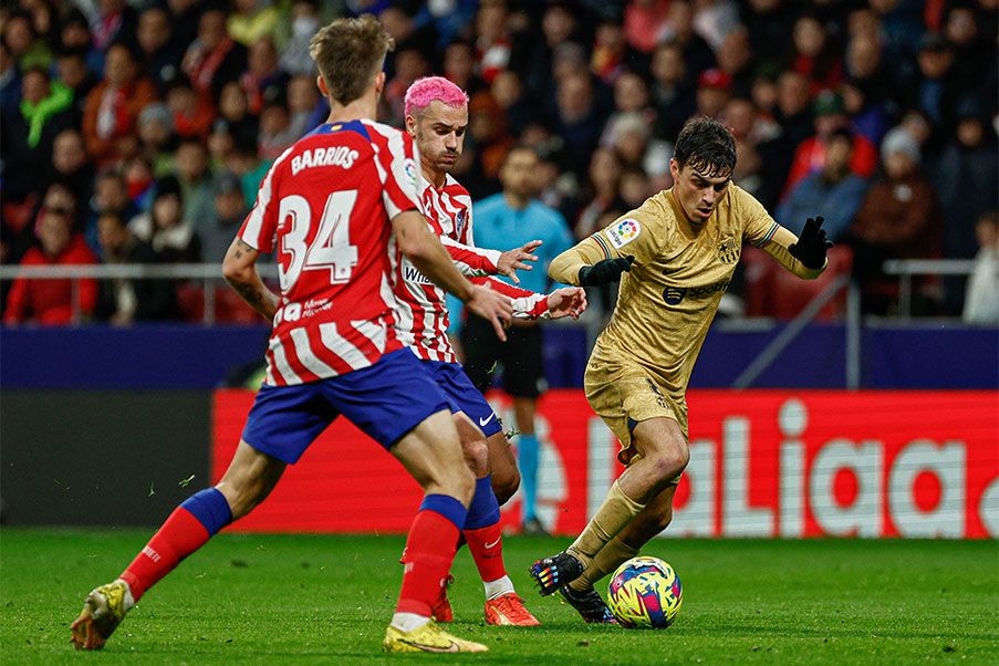 La Liga Santander El Barcelona venció al Atlético Madrid 0-1