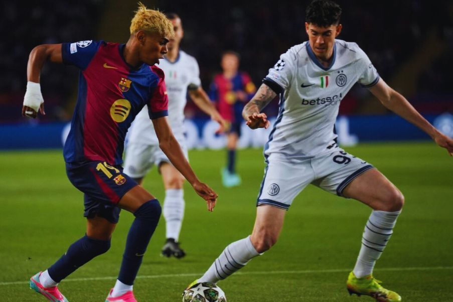 Barcelona_Inter Lamine Yamal was a star for FC Barcelona in the first semi-final game against Inter.