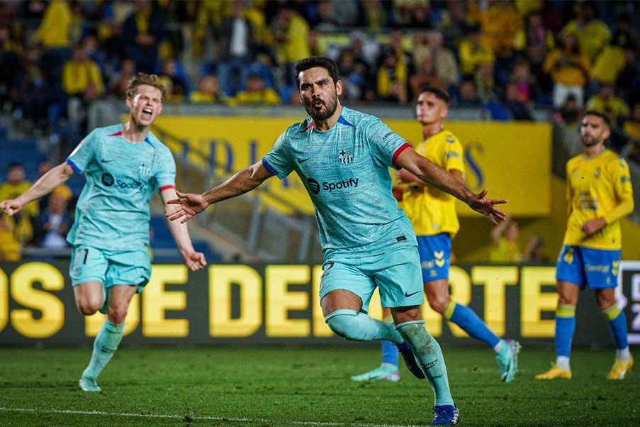 FC Barcelona Ilkay Gundogan marcó el gol del triunfo del Barcelona ante la UD Las Palmas