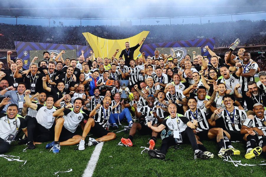 Botafogo Botafogo celebrates its third national league title