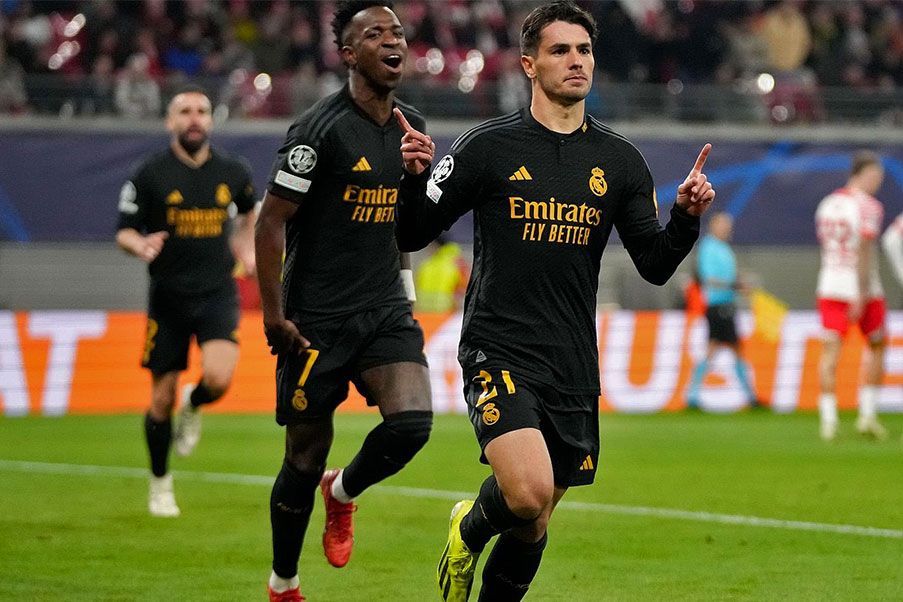 Brahim Díaz Brahim Díaz marcó el tanto de la victoria del Madrid sobre el Leipzig en Alemania