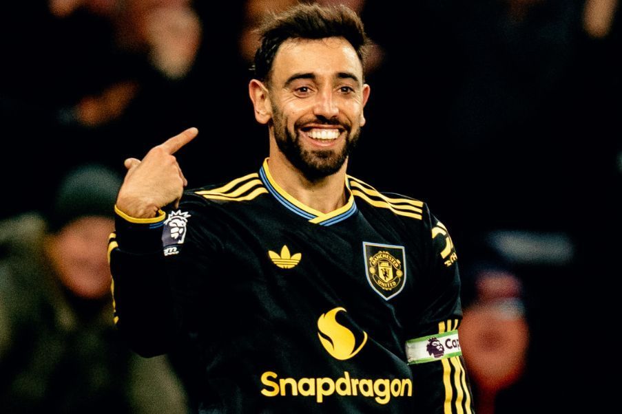 Bruno Fernandes Bruno Fernandes fue la gran figura del Manchester United en la victoria 1-4 sobre el Wolves.