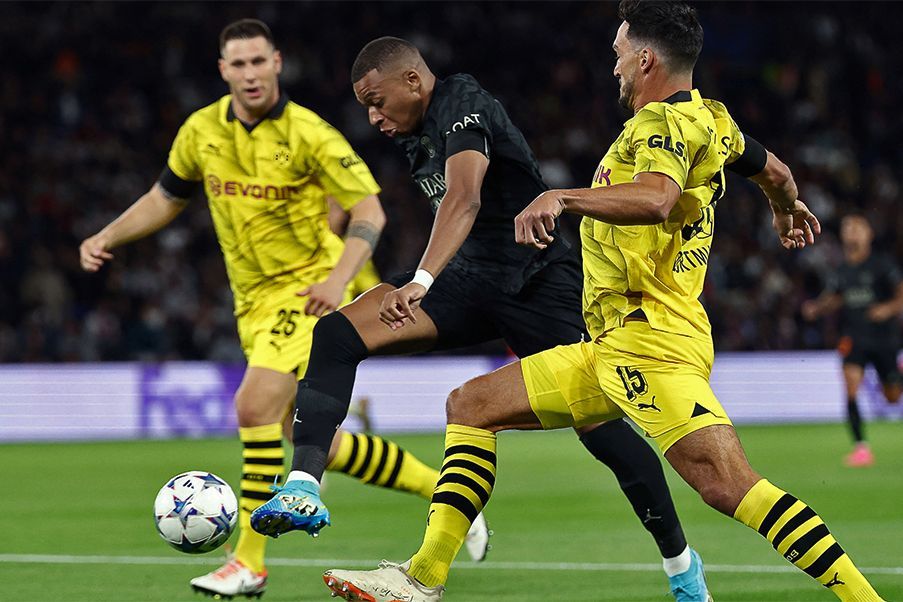 BVB y PSG El BVB ya se enfrentó al PSG en el Signal Iduna Park en la última fase de grupos