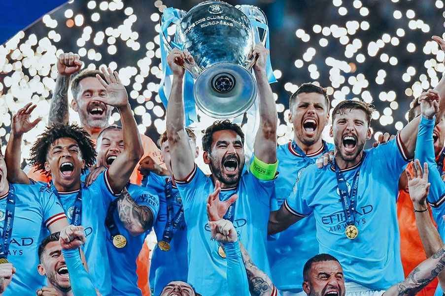 Manchester City Manchester City, winner of Champions League 2022-2023
