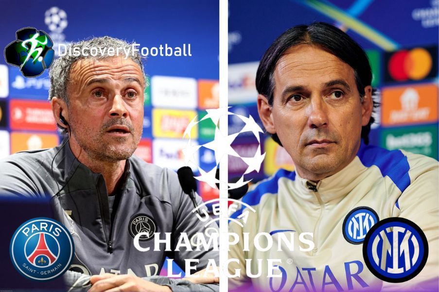 PSG and Inter Luis Enrique and Simone Inzaghi, trainers of PSG and Inter Milan, respectively.