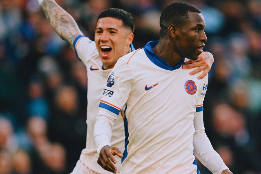 Nicolas Jackson y Enzo Fernández, anotaron los goles del Chelsea en la victoria 1-2 sobre el Leicester. EPIC
