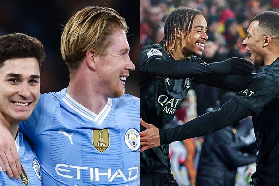 Manchester City and PSG, two team of very best in european football