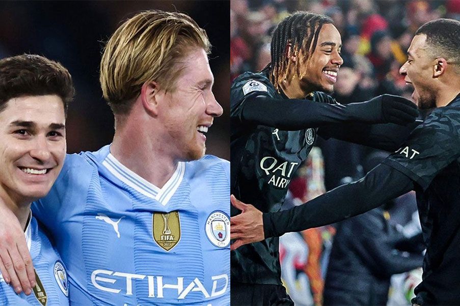 Man City and PSG Manchester City and PSG, two team of very best in european football