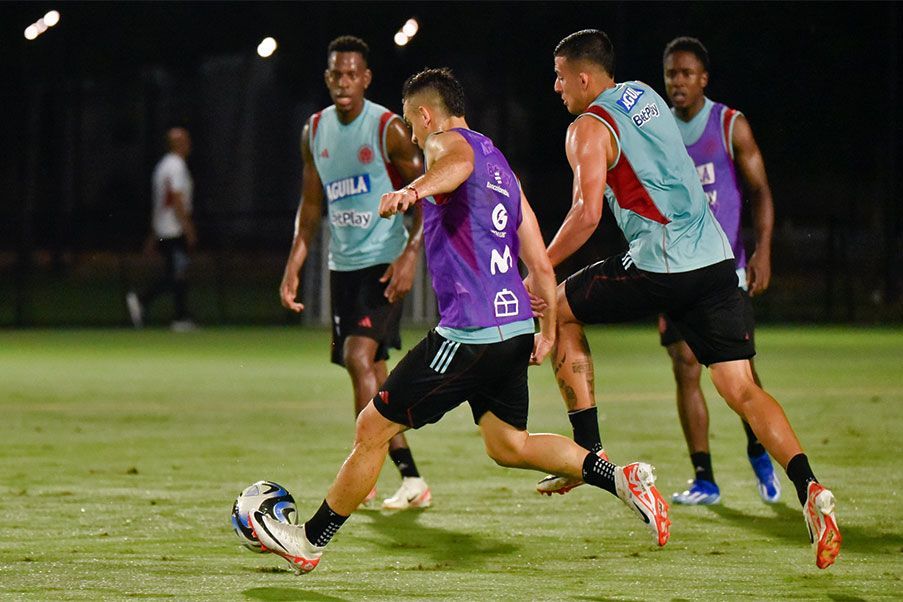 Selección Colombia Primer entrenamiento de Colombia con el grupo completo en Barranquilla