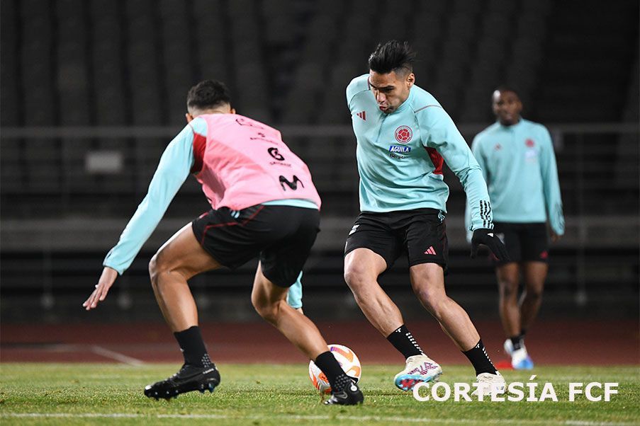 Colombia Mayores Entrenamiento de la Selección Colombia en Corea del Sur. Cortesía FCF