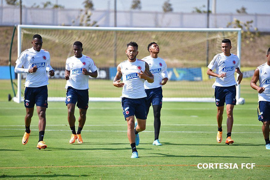 Selección Colombia La Selección Colombia de Mayores en un entrenamiento en 2022