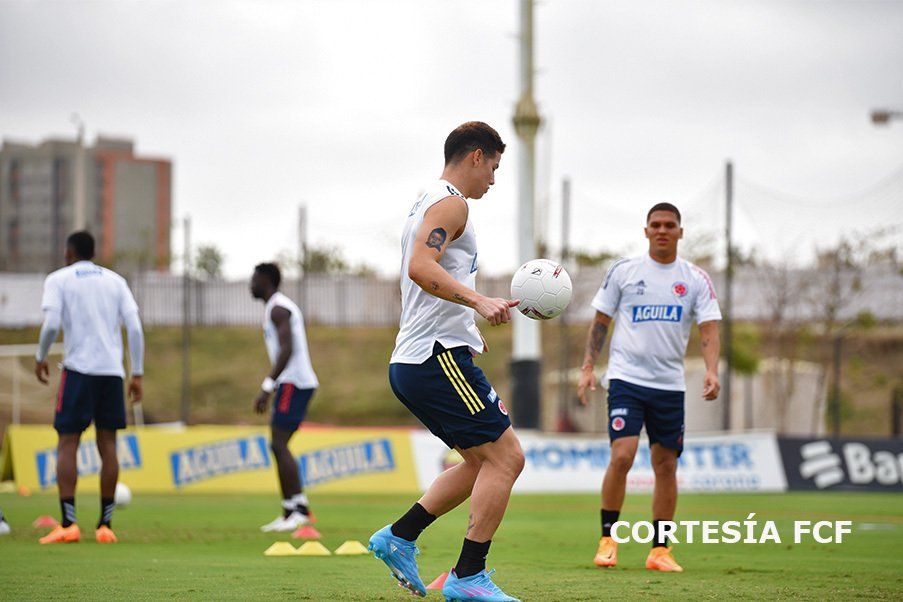 Selección Colombia Práctica de Colombia en Barranquilla antes de viajar a Venezuela