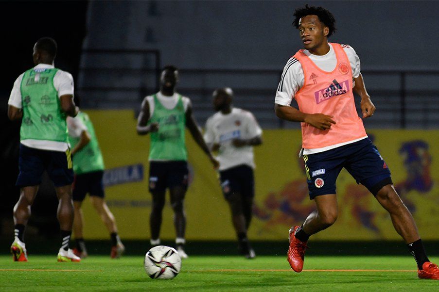 Entrenamiento de la Selección Colombia de mayores en Barranquilla