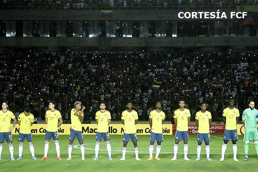 Selección Colombia Selección Colombia antes del juego ante Venezuela