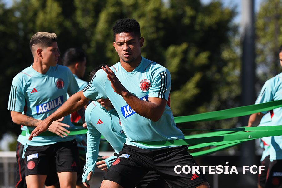 Selección Colombia Entrenamiento de la Selección Colombia en Los Ángeles. Cortesía FCF