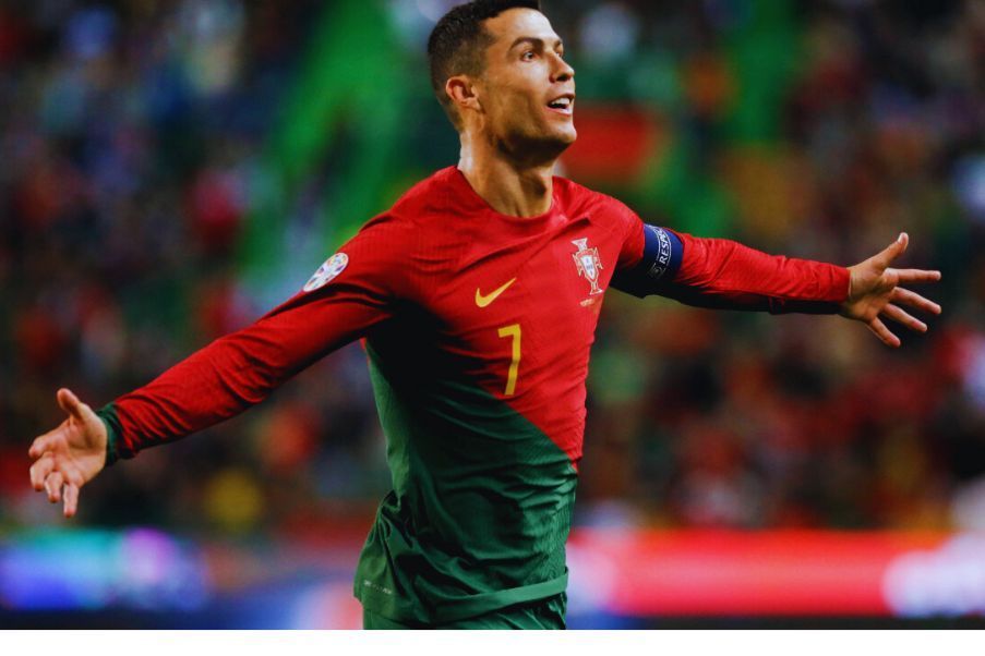 Cristiano Cristiano Ronaldo top scorer for Portugal and International Football history.