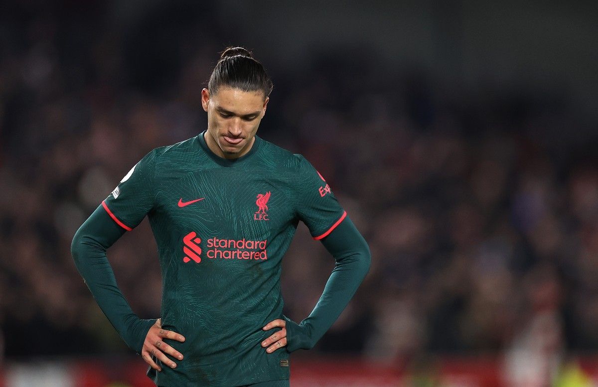 Darwin Nuñez Darwin Nuñez in one of his moments of last season in the Premier League