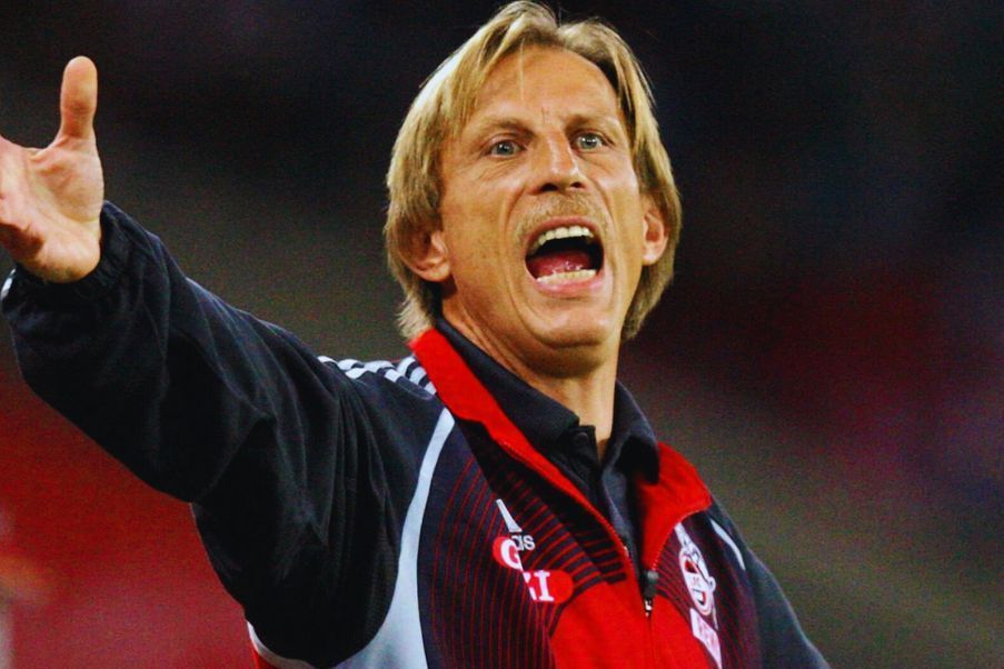 Christoph Daum Christoph Daum german head coach in his stage with FC Cologne.