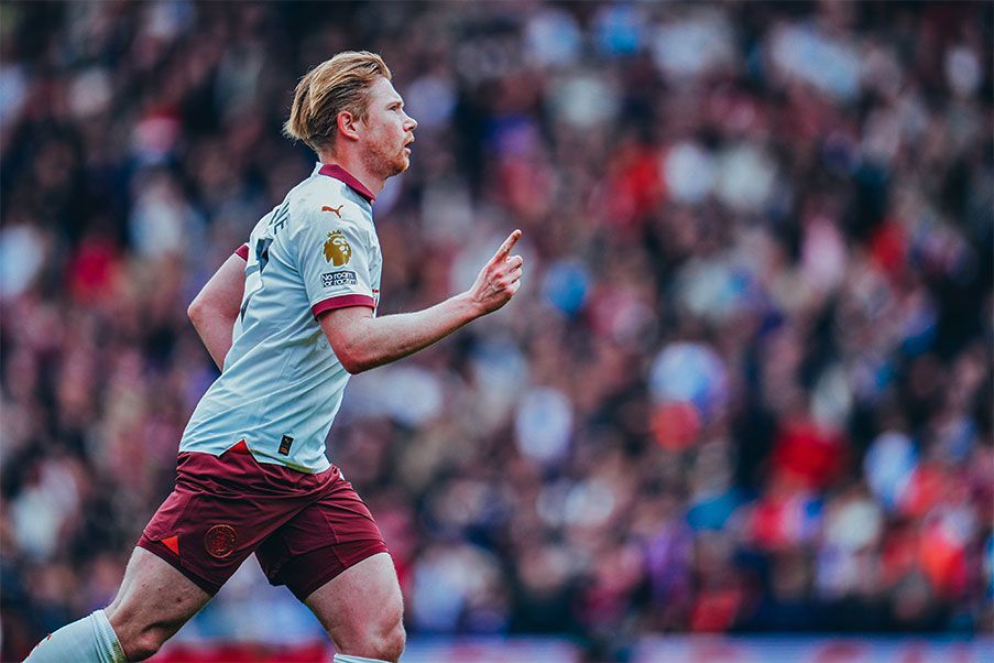 Kevin de Bruyne Kevin De Bruyne ha marcado el paso demoledor del Manchester City en Selhurst Park en donde ha vencido 2-4 al Crystal Palace