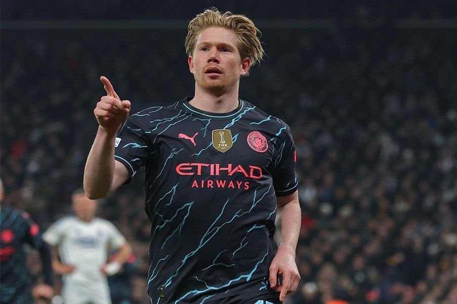 Kevin de Bruyne Kevin De Bruyne fue la gran figura del Manchester City en la victoria 1-3 sobre el FC Copenhagen