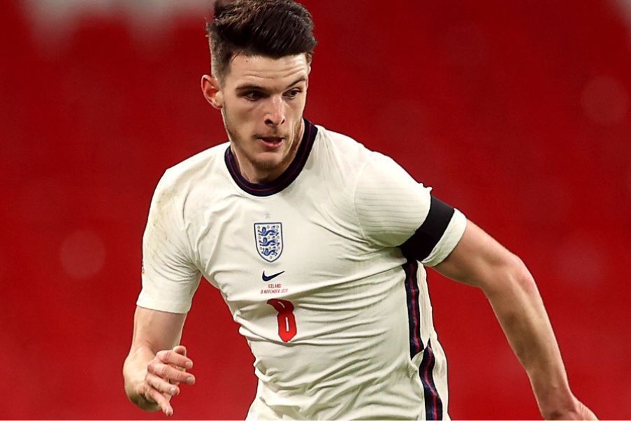 Declan Rice internacional con la selección inglesa en la UEFA Euro 2024