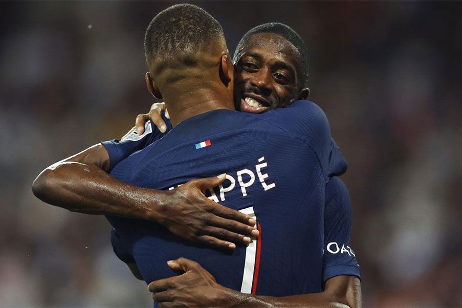 Dembele y Mbappe Dembele ya forma una sociedad de lujo junto a Mbappé