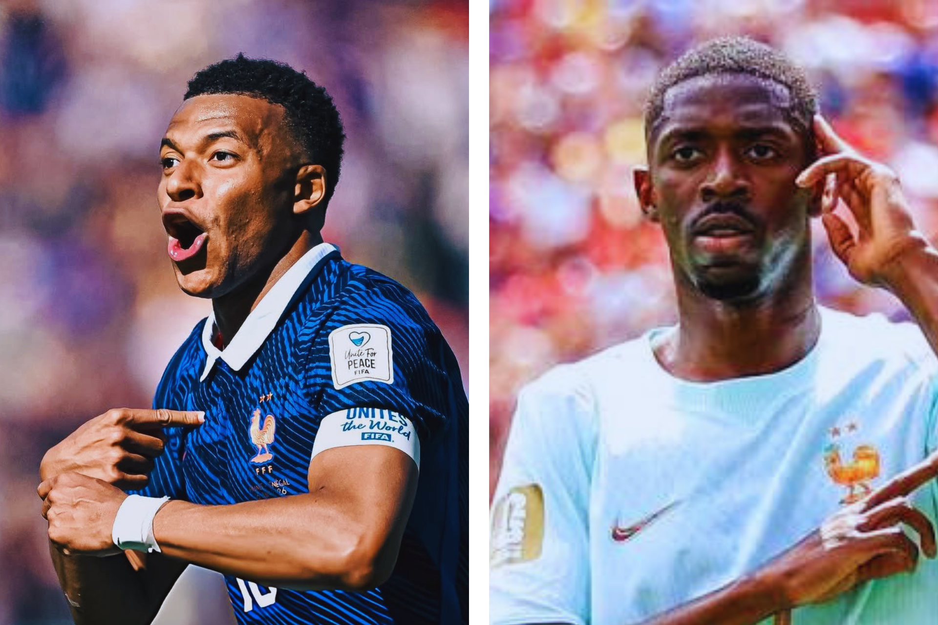 Mbappe y Dembele