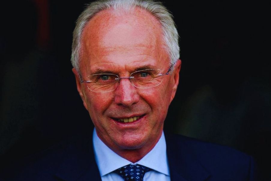 Sven Goran Eriksson, one of the leading coaches that Europe met in the 1980s and 1990s, who in 2001 became the first foreign coach to take charge of the England national team in an image of 2003.