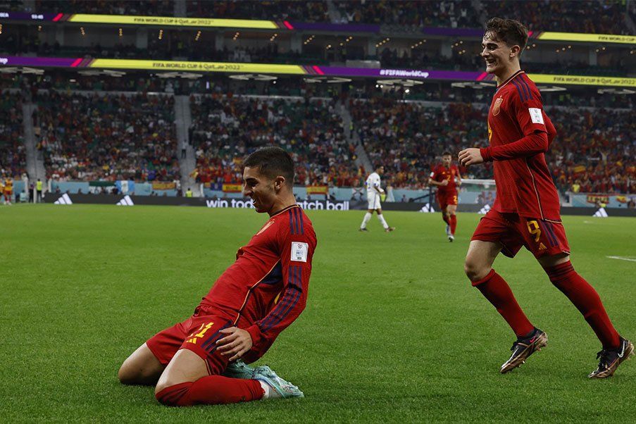 España España goleó sin contemplación a Costa Rica