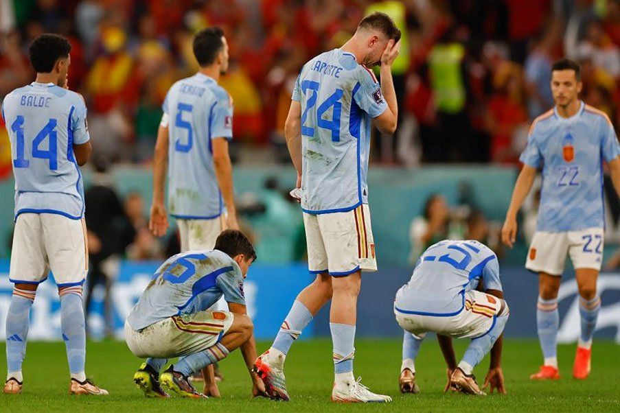España España cayó en octavos de final ante Marruecos
