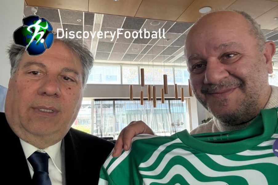 Dimitris Giannelis Manos Staramopoulos Chief Editor of Discoveryfootball with Dimitris Giannelis, General Manager of Aris Limassol.