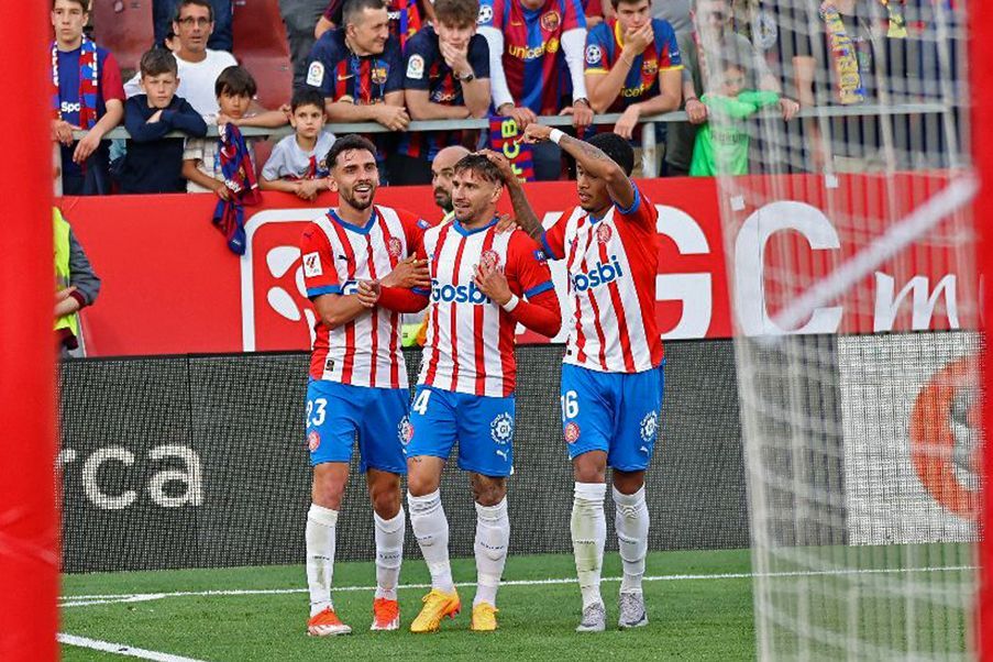 Girona FC El Girona jugará por primera vez en su historia la UEFA Champions League, un hito que se fraguó por sus permanentes remontadas