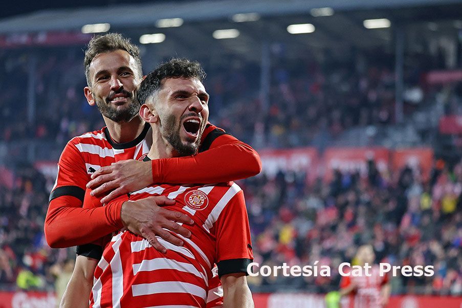 Girona FC El Girona venció con solvencia al Almería. Cortesía Cat Press