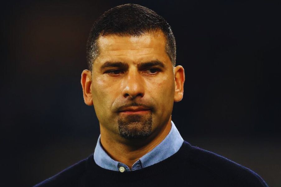 Grammozis Dimitrios Grammozis in a photo of 2022 in Germany with FC Schalke 04.
