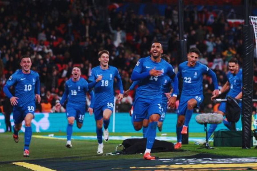 Greece Greece conquered Wembley, beating England 1-2