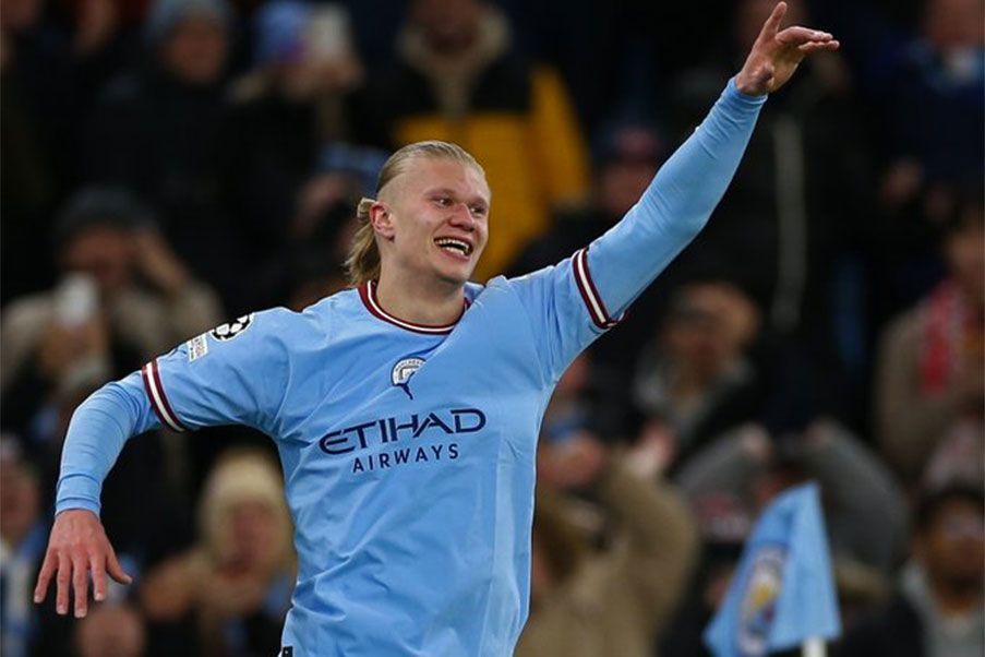 Erling Haaland Erling Haaland marcó 5 goles al Leipzig