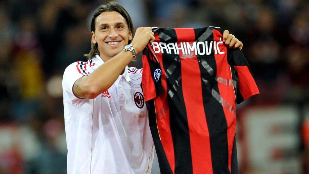 Ibrahimovic Zlatan Ibrahimovic en su primera etapa en el Milan