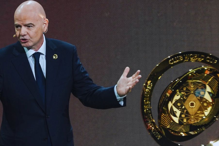 Gianni Infantino Gianni Infantino FIFA President in the FIFA Club World Cup 2025 draw in Miami (FL).