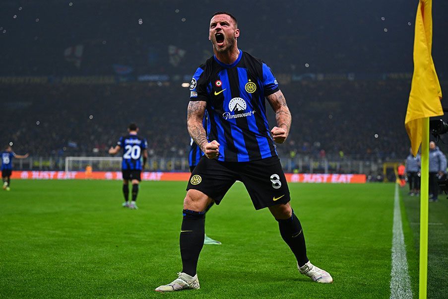 Marco Arnautovic Marco Arnautovic, anotó el tanto del Inter, que le da ventaja en la eliminatoria de octavos de final de la Champions ante el Atlético Madrid
