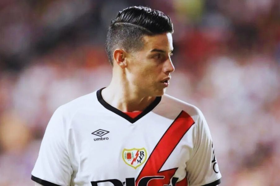 James Rodríguez as Rayo Vallecano footballer in 2024